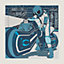 Mysterious Rider scarf 140, View: Flat, flat, view 1 of 2