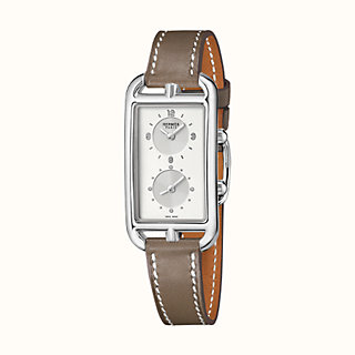 hermes dual timezone watch