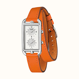 hermes dual time watch