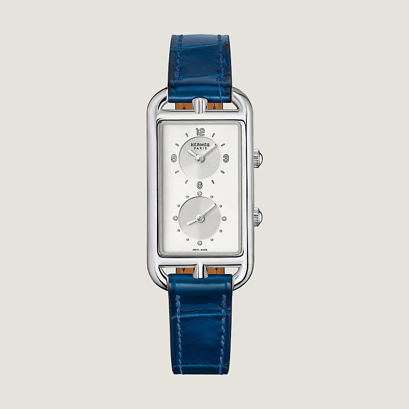 Nantucket Dual Time 워치, 라지 모델, 39mm | Hermès - 에르메스 대한민국