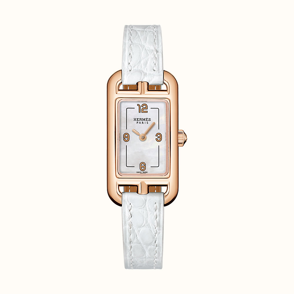 hermes nantucket watch rose gold