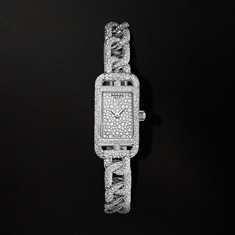 HERMES 上品 人気の腕時計 エレガント シルバー Nantucket 29 mm HERMES 上品 人気の腕時計 エレガント シルバー Nantucket 29 mm