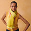 Nattee Sunrise scarf, View: Worn, worn, view 1 of 3