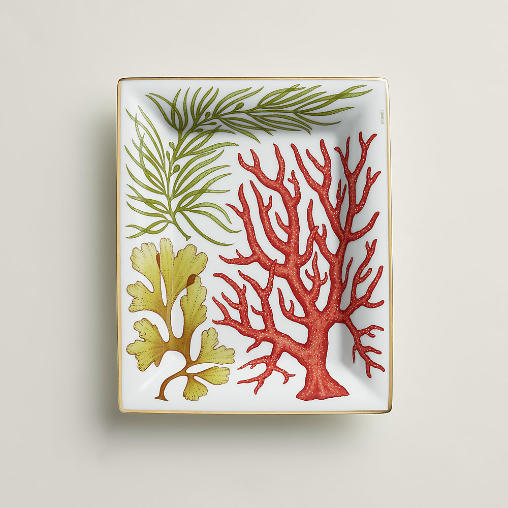 HERMES エルメス PATCHWORK スクエアトレイ 帆船 Natures Marines change tray | Hermès USA