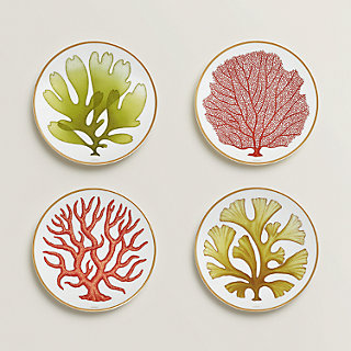 Natures Marines set of 4 bread and butter plates