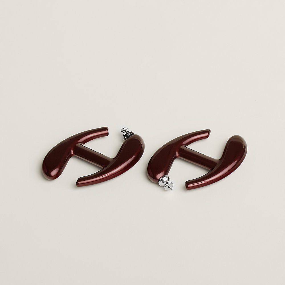 【HERMES】Noeud Marin earrings, large model Nautique earrings, large model | Hermès USA