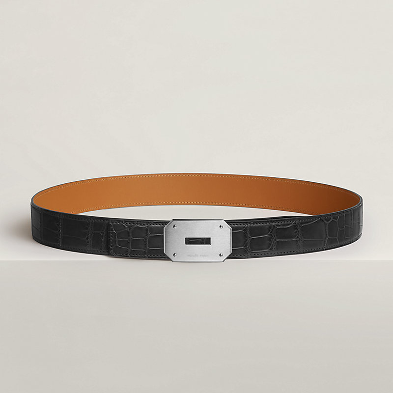 Neo belt buckle & Leather strap 32 mm | Hermès USA 