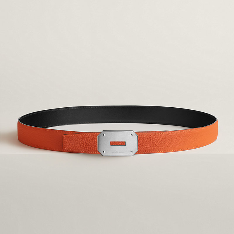 Neo belt buckle & Reversible leather strap 32 mm