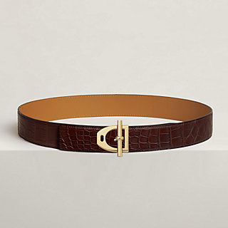 Neo Etrier belt buckle & Leather strap 38 mm | Hermès Hong Kong SAR