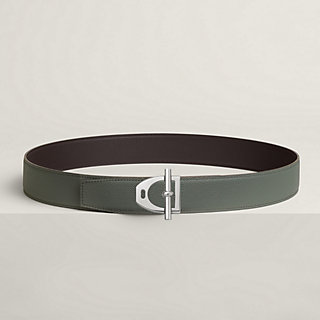 Neo Etrier belt buckle & Reversible leather strap 38 mm | Hermès