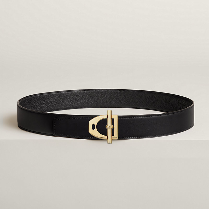 Neo Etrier belt buckle & Reversible leather strap 38 mm
