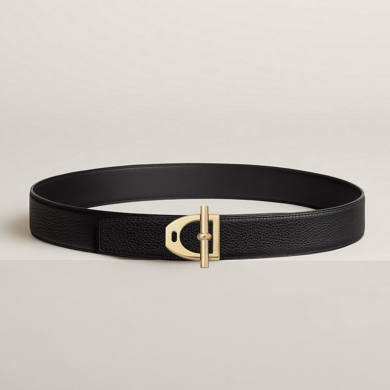 Neo Etrier belt buckle & Reversible leather strap 38 mm