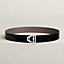 Neo Etrier belt buckle & Reversible leather strap 38 mm, view 1 of 3