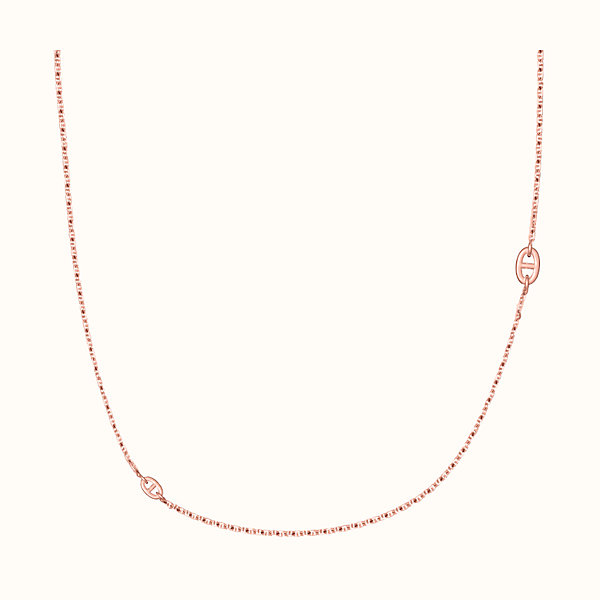 hermes long necklace