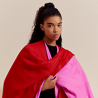 New Libris reversible poncho | Hermès USA