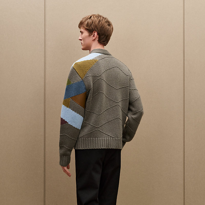 "New Mix and Patch" buttoned cardigan, View: , view 4 of 7