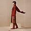 Nid d'Abeille scarf, View: Worn, worn, view 1 of 3