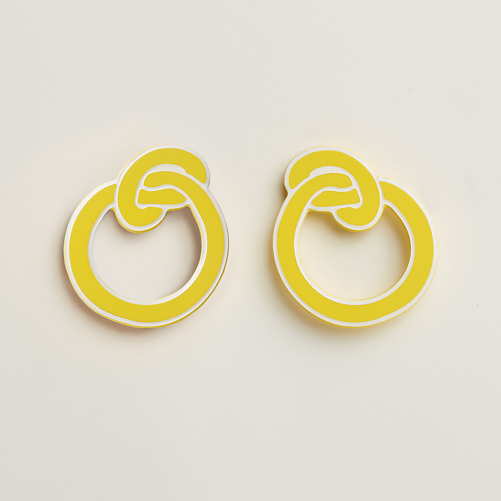 【HERMES】Noeud Marin earrings, large model Noeud Marin earrings, large model | Hermès Australia