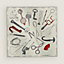Nous Sommes Inseparables scarf 90, View: Flat, flat, view 2 of 4