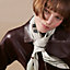Nous Sommes Inseparables scarf 90, View: Worn, worn, view 3 of 4