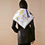 Nous Sommes Inseparables scarf 90, View: Worn, worn, view 2 of 3