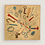 Nous Sommes Inseparables scarf 90, View: Flat, flat, view 2 of 3