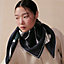 Nous Sommes Inseparables scarf 90, View: Worn, worn, view 2 of 3