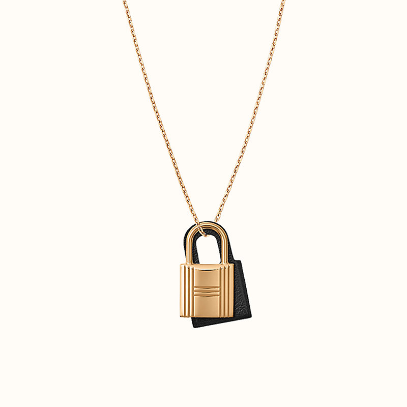 hermes kelly lock necklace