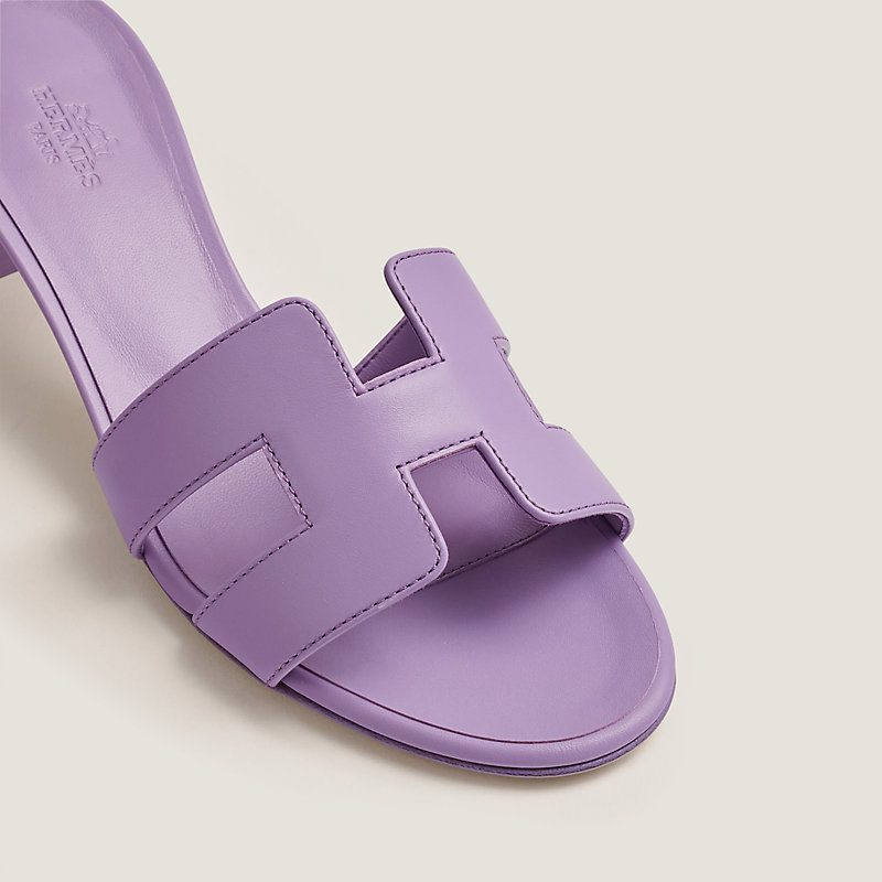 hermes sandals purple