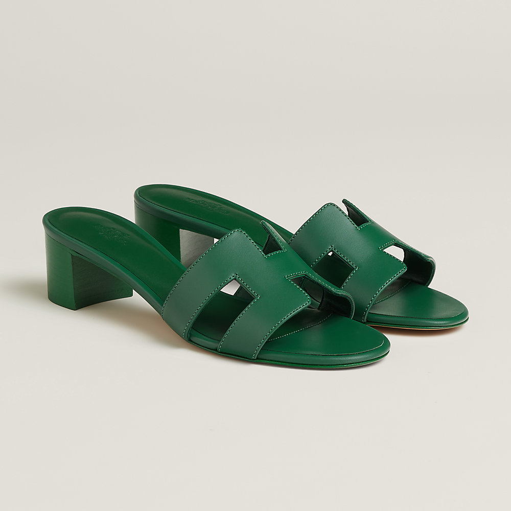 Hermes Oasis Green Sandals