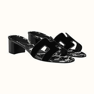 oasis black sandals