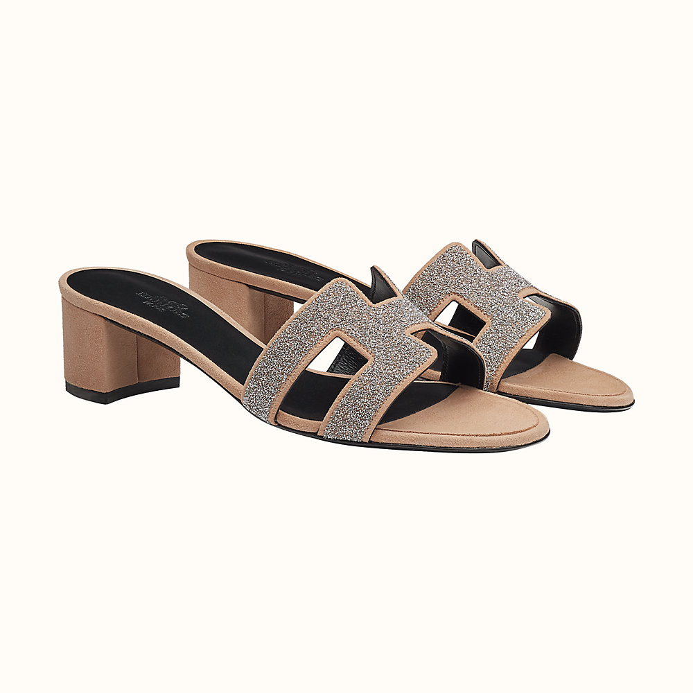 hermes crystal sandals