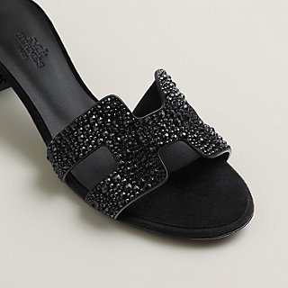 Oasis sandal Black Hermès UAE