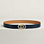 Odyssee belt buckle & Contrast reversible leather strap 32&nbsp;mm, View: , view 2 of 2