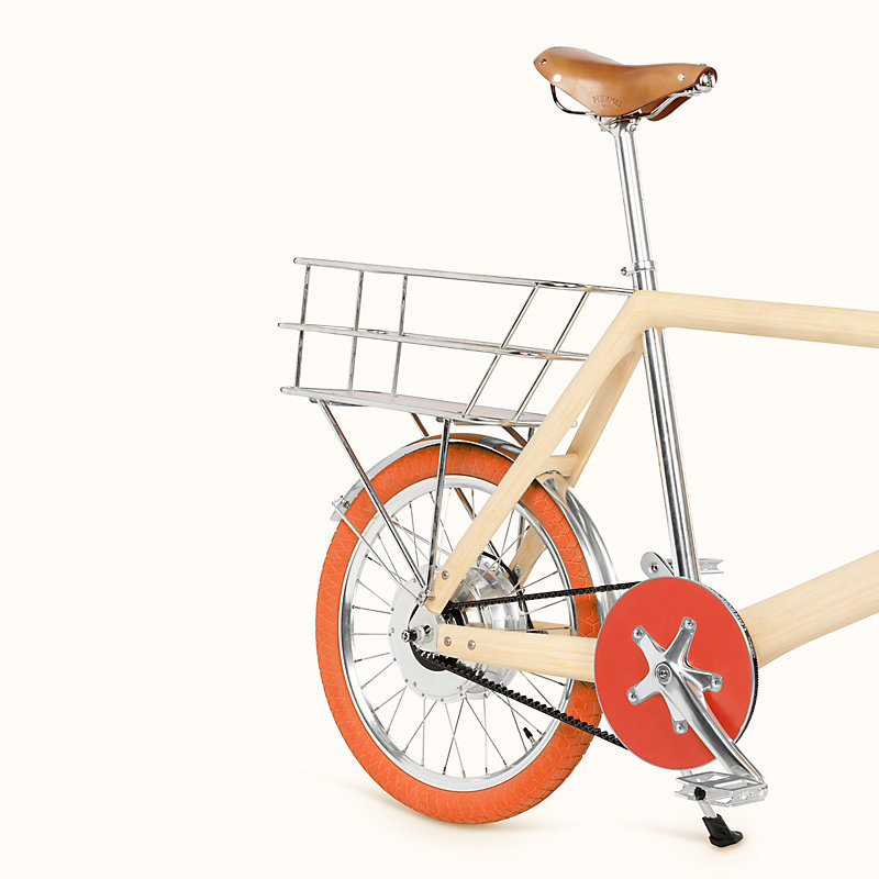 Odyssee Terre compact carrier bike, electric, with baskets