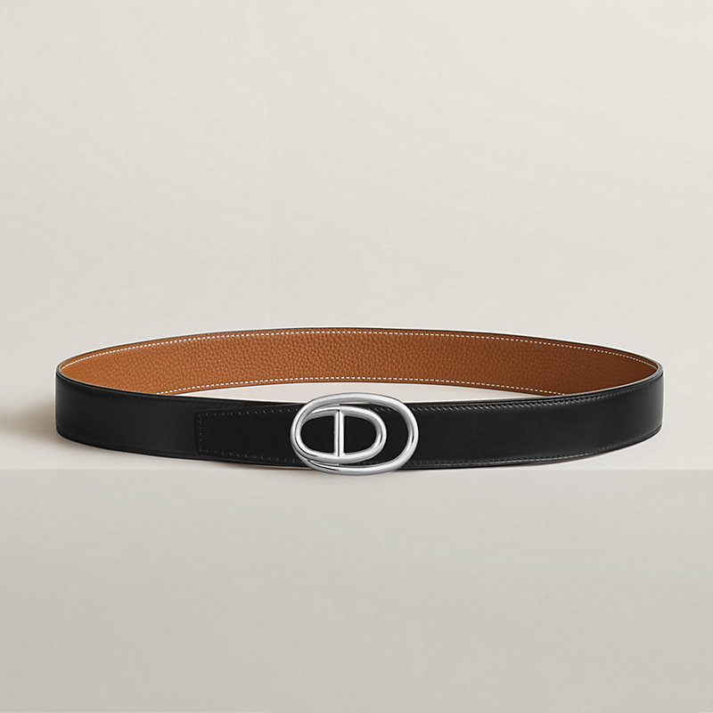 Odyssee 벨트 버클 & 리버서블 가죽 스트랩 32mm