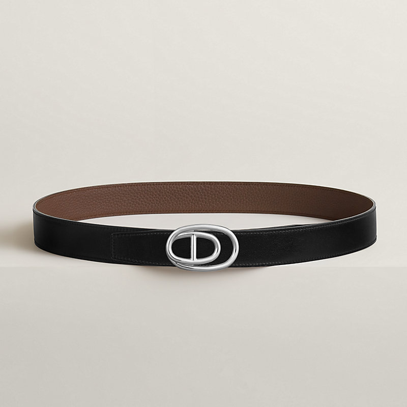 Odyssee 벨트 버클 & 리버서블 가죽 스트랩 32mm