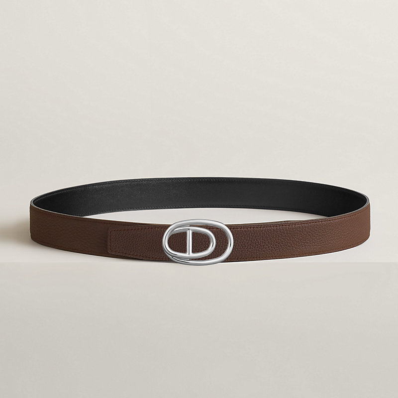 Odyssee 벨트 버클 & 리버서블 가죽 스트랩 32mm