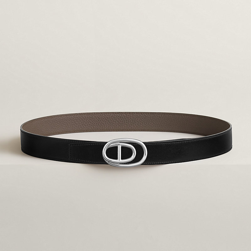 Odyssee 벨트 버클 & 리버서블 가죽 스트랩 32mm