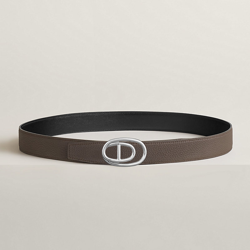 Odyssee 벨트 버클 & 리버서블 가죽 스트랩 32mm