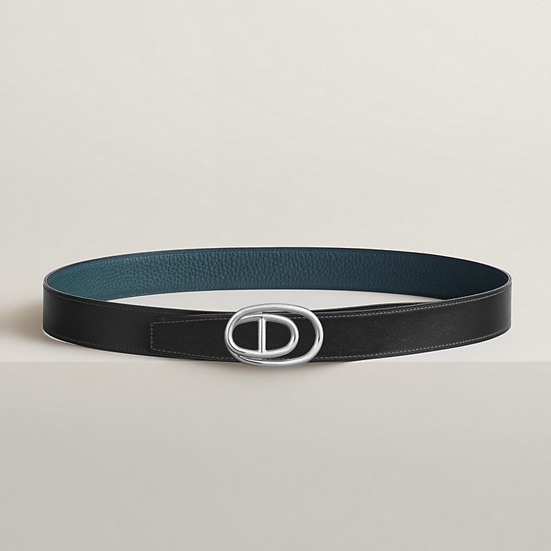 Odyssee 벨트 버클 & 리버서블 가죽 스트랩 32mm