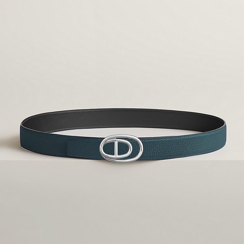Odyssee 벨트 버클 & 리버서블 가죽 스트랩 32mm