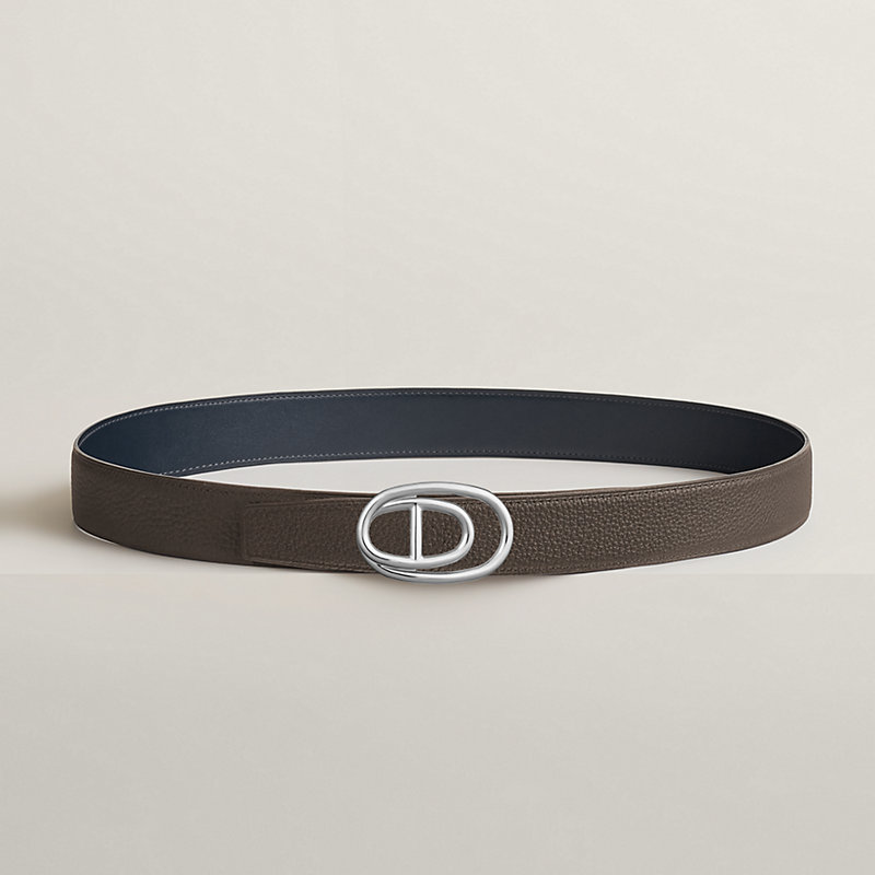 Odyssee 벨트 버클 & 리버서블 가죽 스트랩 32mm