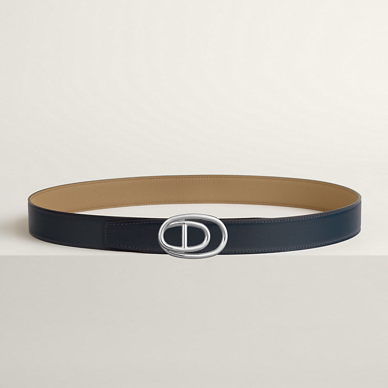 Odyssee 벨트 버클 & 리버서블 가죽 스트랩 32mm