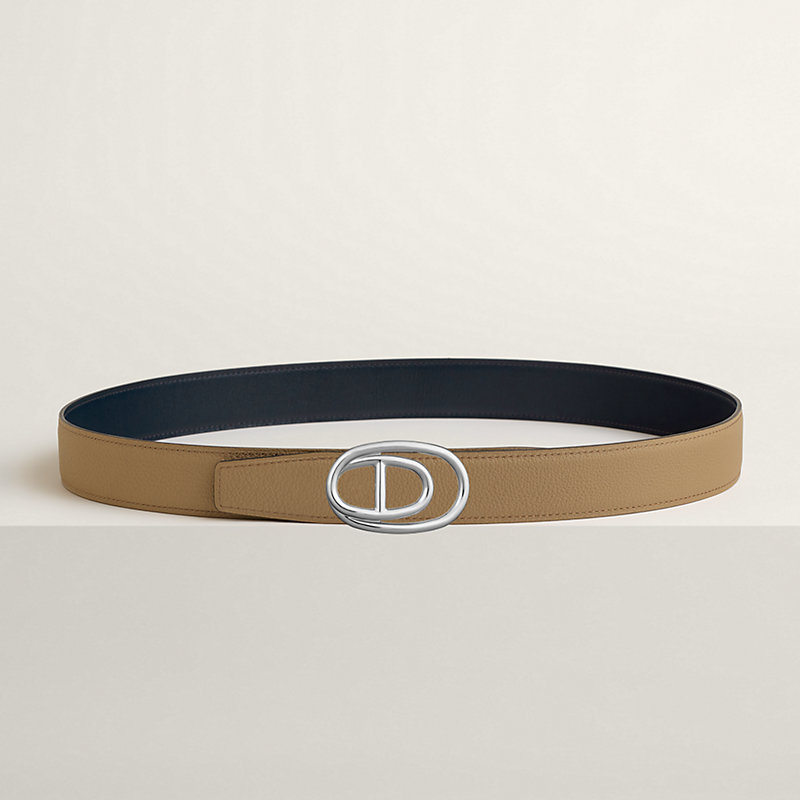 Odyssee 벨트 버클 & 리버서블 가죽 스트랩 32mm