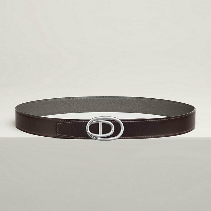 Odyssee 벨트 버클 & 리버서블 가죽 스트랩 32mm