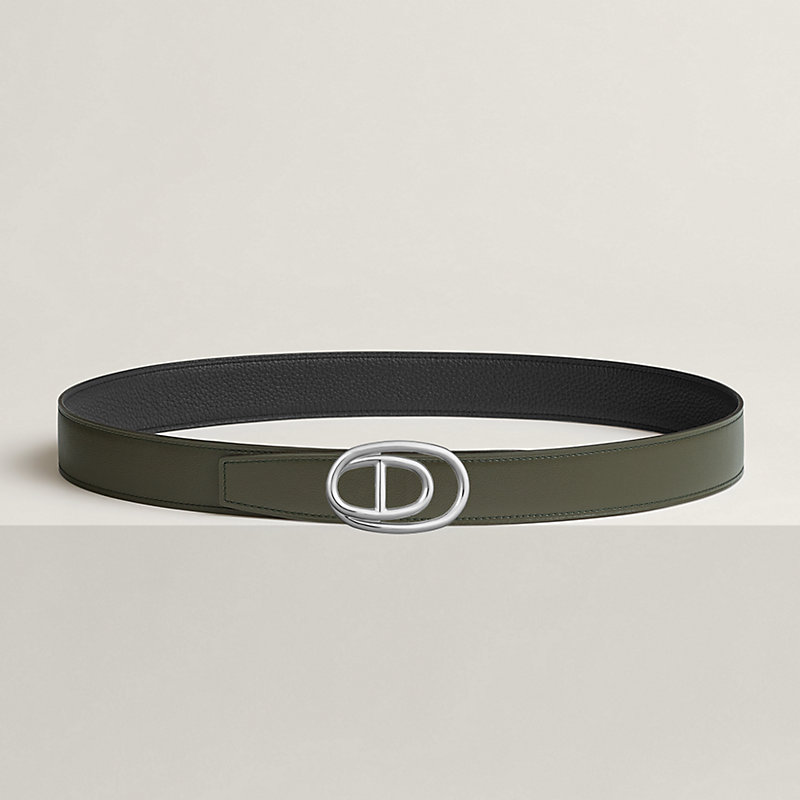 Odyssee 벨트 버클 & 리버서블 가죽 스트랩 32mm