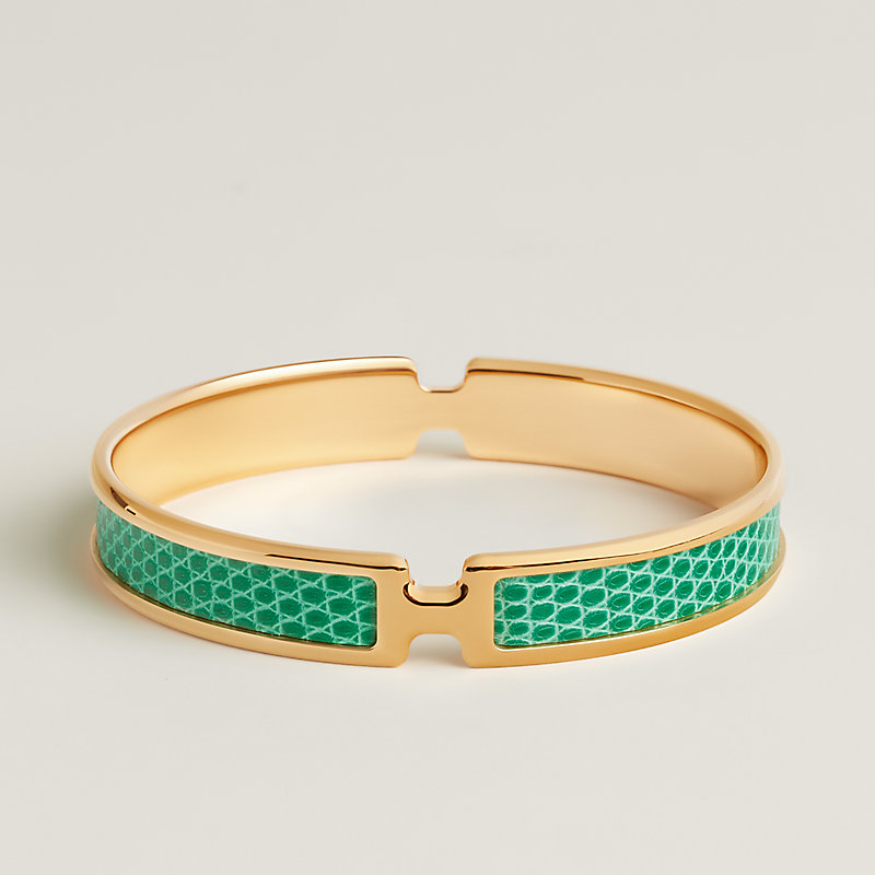 ♢HERMES♢Olympre♢GM♢ Olympe bracelet - Green | Hermès Singapore