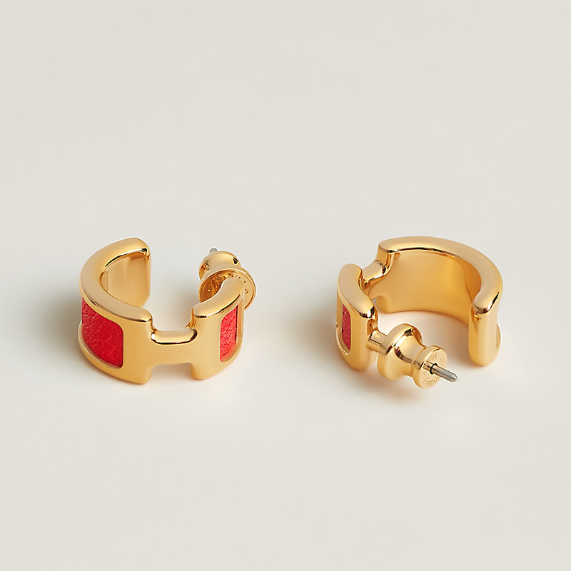 Olympe earrings, small model | Hermès Hong Kong SAR