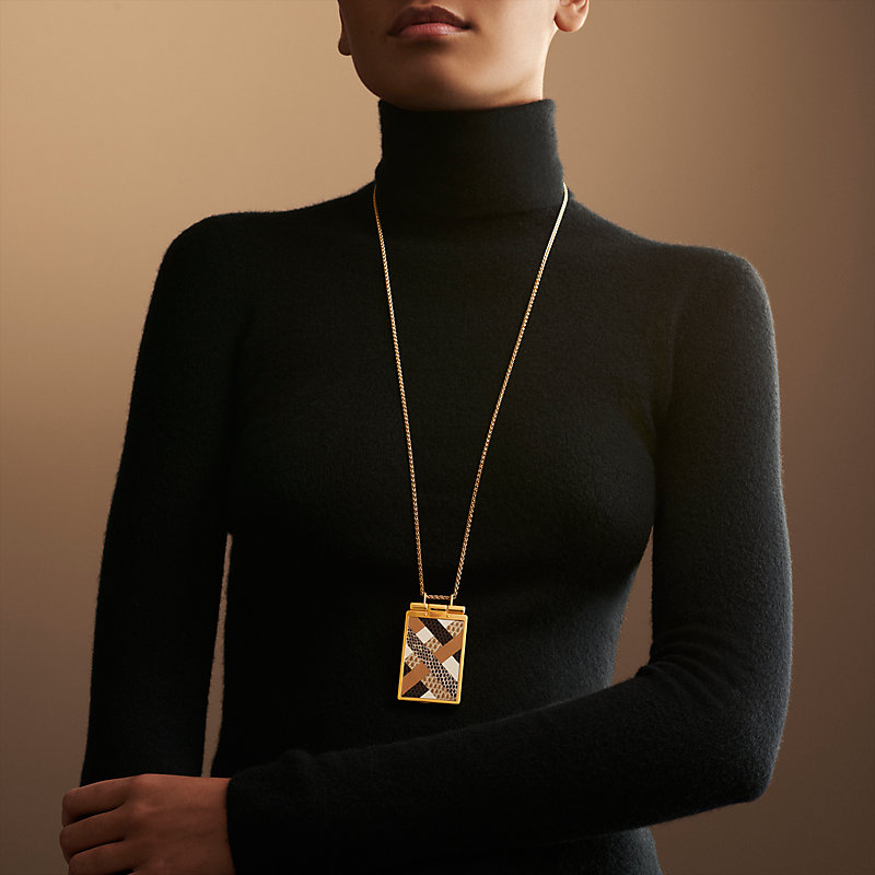 Louis Vuitton NEW Monogram Small Mini Chain Shoulder Necklace Case